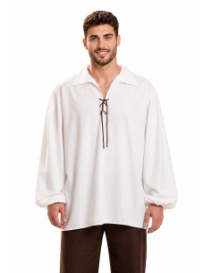 Costume Camicia Medievale Taglia L | Costumi per Adulti Il Re del Carnevale
